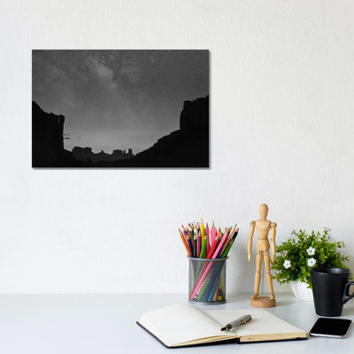 Milky Way Over Moument Valley, Arizona by Tim Fitzharris - No Frame Gallery-Wrapped Canvas Giclée on Canvas