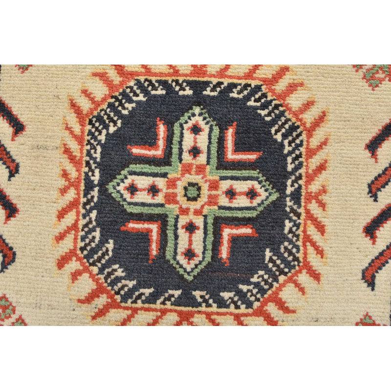 Tapis de couloir nouvel âge en laine Deuntae 1 pi 10 po x 9 pi 9 po Deuntae