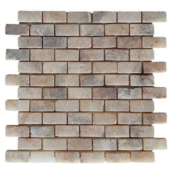 CNK Mix Quartz Subway 1x2 Marble Mosaic Tile