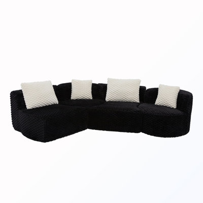 Upholstered Boneless Sectional Sofa