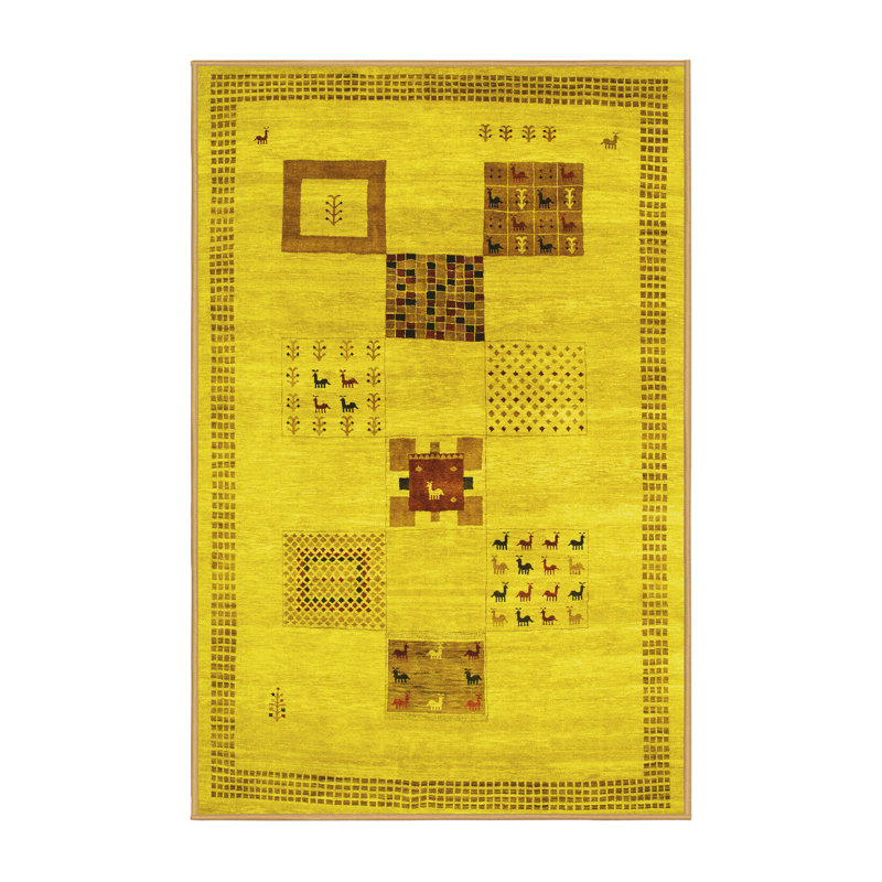 Performance Patchwork Indoor Rug, Rectangle 6' x 9'
