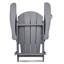 Chaise Adirondack pliante pour l'extérieur