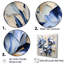 «Blue and White Garden of Irises II», reproduction sur toile-1508968179-1508968176