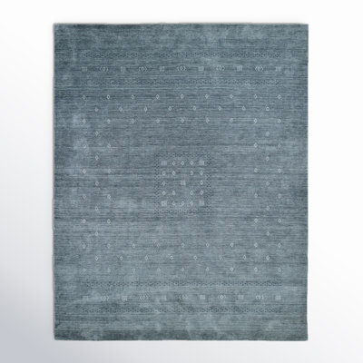 Budapest Hand-Knotted Wool Slate Rug