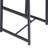 Counter Height Bar Stools  3 , Black & Walnut Brown. Metal Base With 220Lbs Weight Capacity. Ergonomic Seats. Modern Style For Kitchen Island, Lounge. User- Assembly Process 3 Stool , Height. Brown .