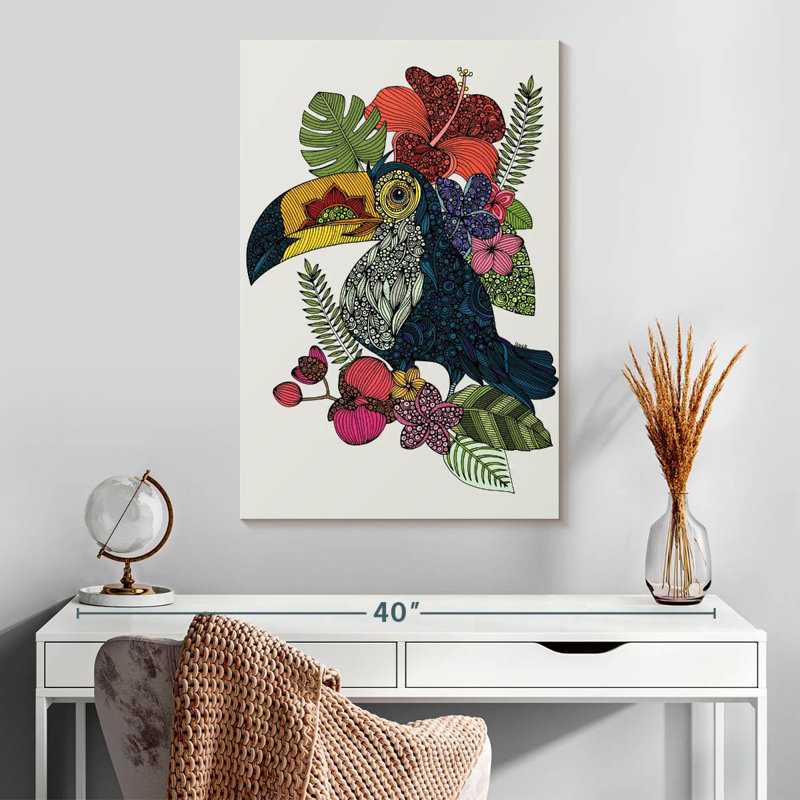 Brampt Tucan, 30" H x 20" W