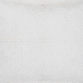 Natural Home Cotton Shams, Euro, Parchment