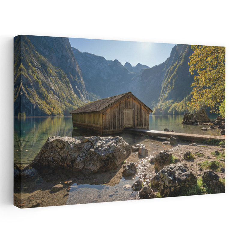 Water Walkway, paysage abstrait, art naturel, H 16 po x l 24 po