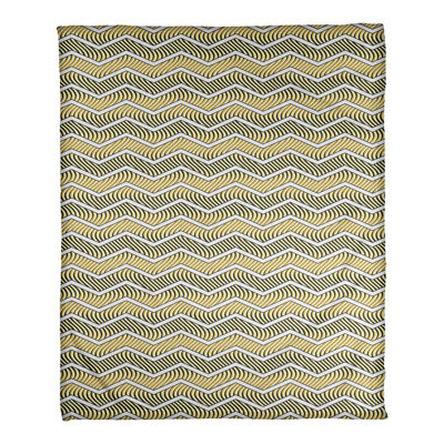 Couverture polaire à chevrons ondulés