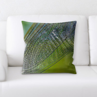Coussin décoratif à oreilles libellule
