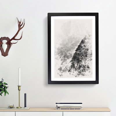 View of Black Sand Beach in Iceland - Picture Frame Graphic Art