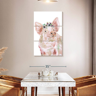 Brampt Flower Crown Pig
