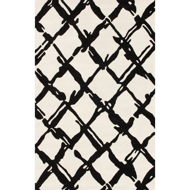 Bella Wool Geometric Indoor Rug, Rectangle 5' x 8'