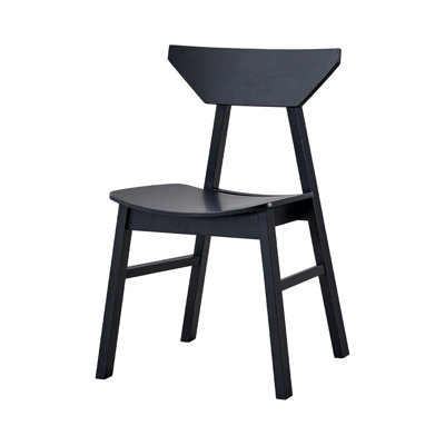 CHAISE D'APPOINT 52 cm (LOT DE 4), NOIRE
