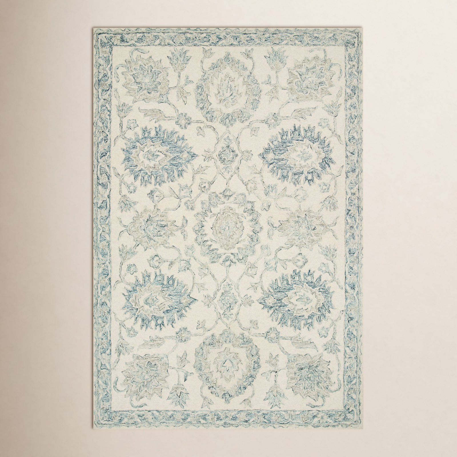 Aden Hand-Hooked Wool Oriental Rug, Rectangle 8'6" x 12'