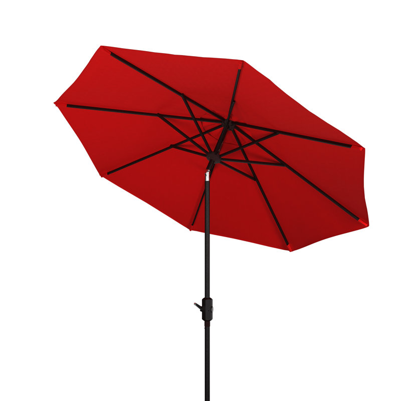 Parasol de marché, Rouge, 100.79" W x 100.79" D