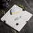 Onamia Marble Wedge Cheese Cutting Board