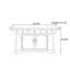 Armoire console en bois d'orme massif-112747459