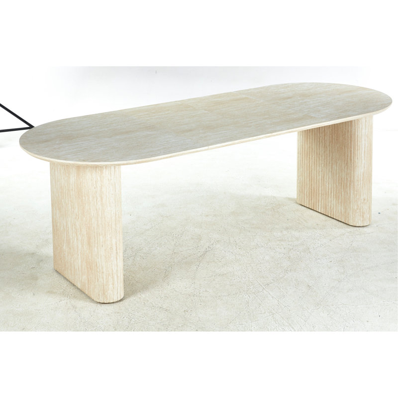 Table de salle à manger pour 4 à 6 personnes, pieds extensibles, prix après-vente bas, environnements de bureau tendance