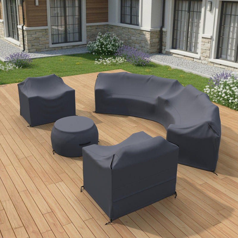Outdoor All Weather Wicker Group Seating Patio Furniture Covers