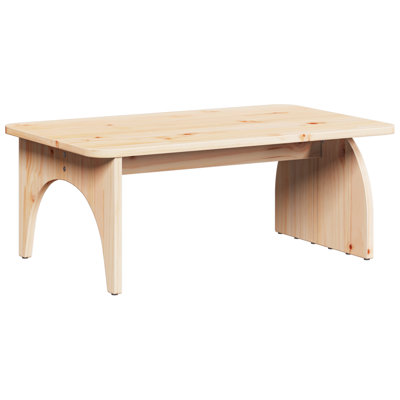 Coffee Table Solid pine wood Rustic Living Room Furniture Home Wood
