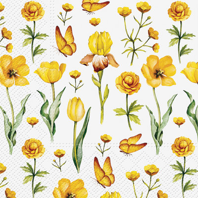 Serviettes jetables en papier Basic