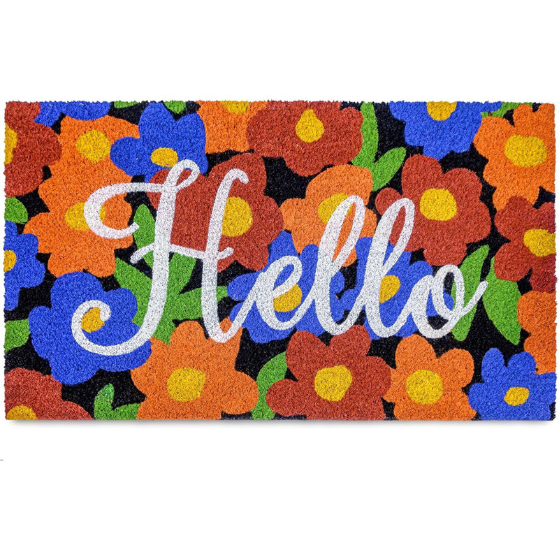Paillasson 30 po x 17 po Floral