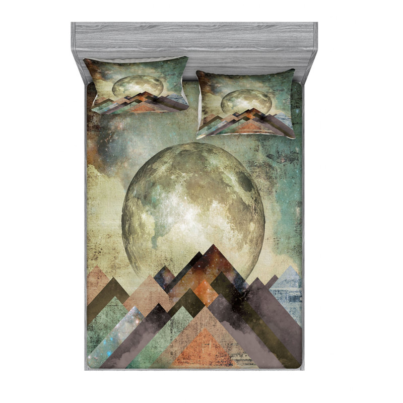 Microfiber Sheet Set, Queen Sheet Set with Fitted Sheet