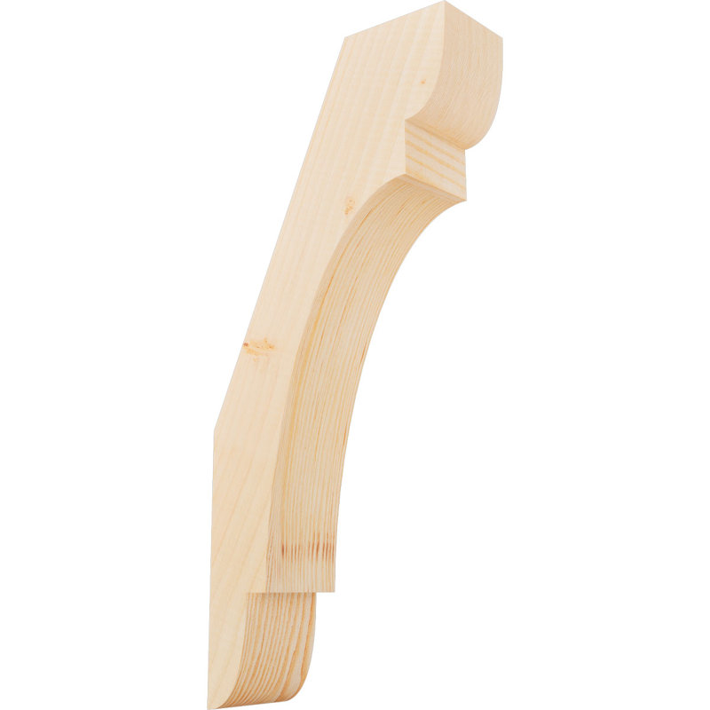 Attelle de genou olympique, Sapin de Douglas, Attelle lisse, H 22 po x l 3,5 po x P 10 po