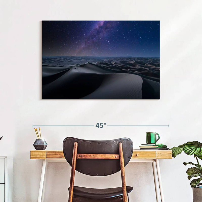 Alvord Empty Quarter Milky Way, H 26 po x l 39 po