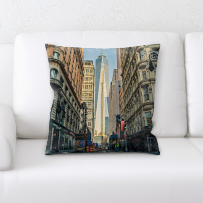 Bourque City of New York Throw Pillow