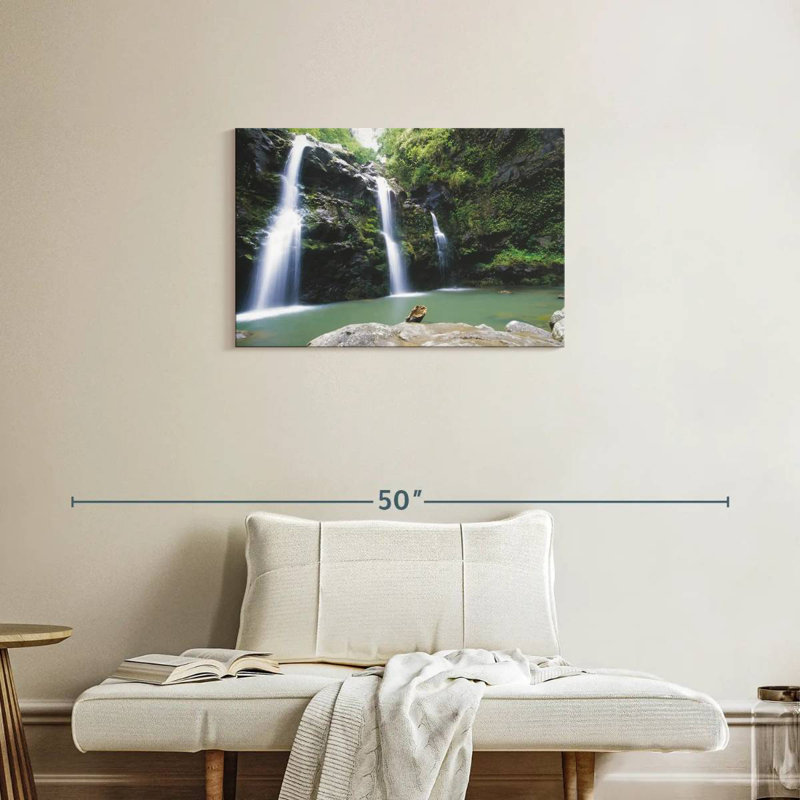 Waikani Falls, Maui, Hawaï, H 20 po x l 30 po
