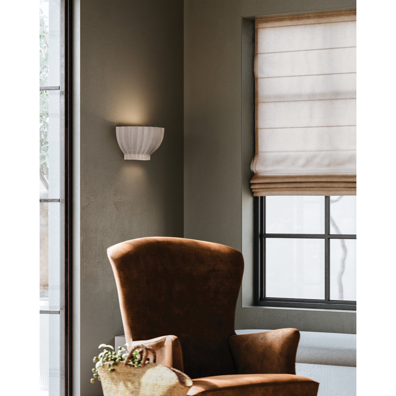 Troy Lighting Efron 10 inch wide 1 Light Wall Sconce in Soft White/Ceramic Ivory Texture