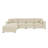 Corduroy U-Shaped Sectional-2112894714
