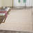 Ajeya Solid Power Loom Polypropylene Area Rug in Beige-1287335284