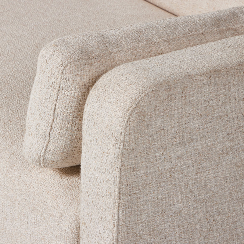 Toland Modular Sectional, Cream Polyester Blend