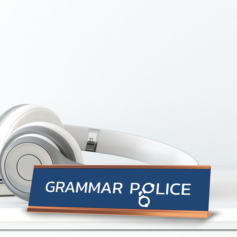 Porte-affiche Grammar Police
