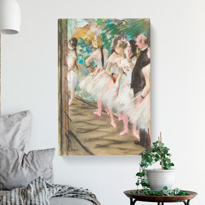 The Ballet by Edgar Degas - Wrapped Canvas