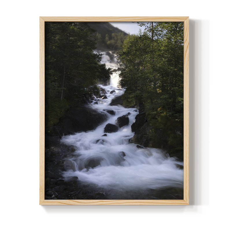 «Feel the Rush», reproduction encadrée - bois massif, H 11 po x l 9 po