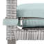 Chaise de terrasse empilable Ehrenfried avec housses de coussin Sunbrella-87090380
