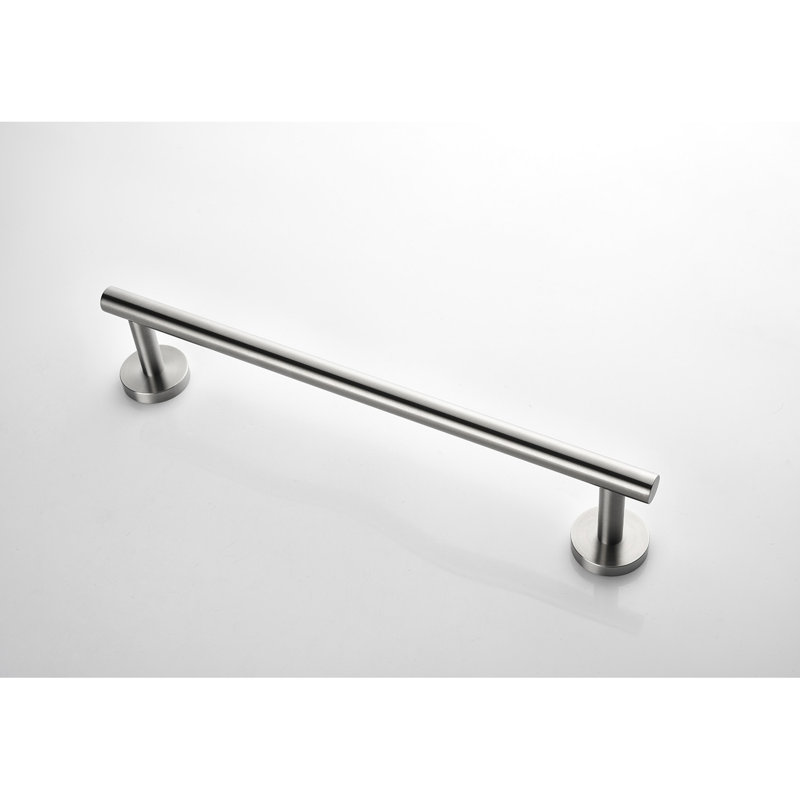 Porte-serviettes de salle de bain en acier inoxydable 9 po, Nickel brossé