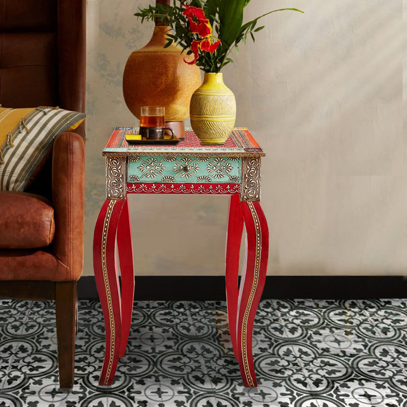 Dessa Solid Wood End Table