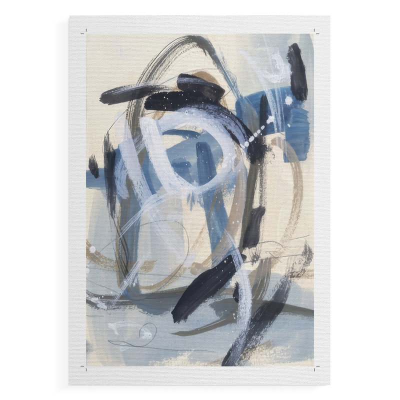 Base lunaire I - Impression sur toile seulement - NON-CADRE, H 12 po x l 8 po