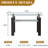 Aral 47.2'' Glass Top Console Table-1311676076