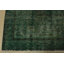 Tapis noué à la main en laine vert 8 pi 2 po x 11 pi Tabriz