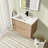 29.97'' Single Bathroom Vanity with Ceramic Top