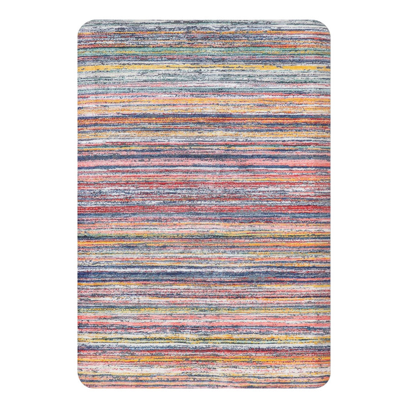 Ogrady Modern Striped Water Resistant Anti-Fatigue Non-Skid Kitchen Mat, Rectangle 2' x 3'