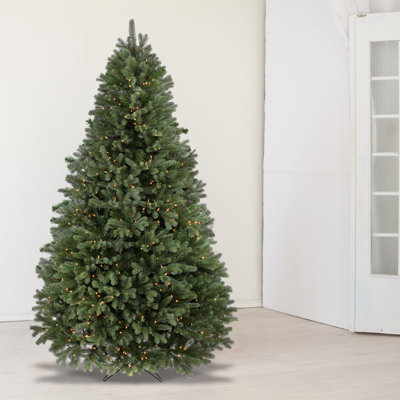 Lighted Artificial Spruce Christmas Tree