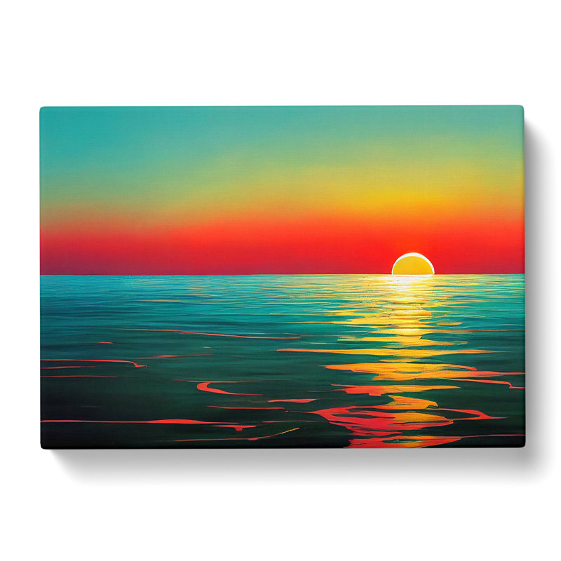Glorious Sunset - Wrapped Canvas, 50cm H x 76cm W x 3cm D