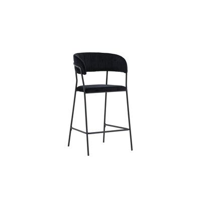 Bryttani Upholstered Counter Stool with Metal Frame